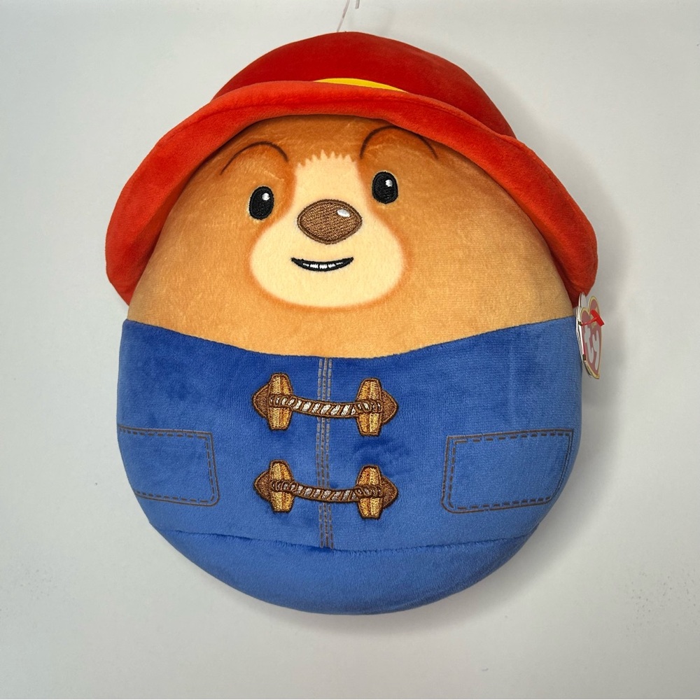 Ty Paddington Bear Squishy Beanie Baby With Tag 12”